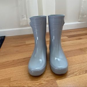 EUC light gray Hunter rain boots🤍💧 size 8